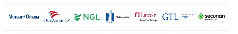 Long-term care insurance carriers Carol works with: Mutual of Omaha, OneAmerica, NGL, Nationwide, Lincoln Financial Group, GTL (Guarantee Trust Life), and Securian Financial
